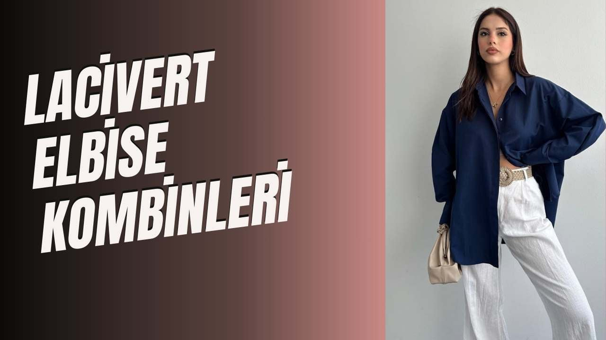 Lacivert Elbise Kombinleri